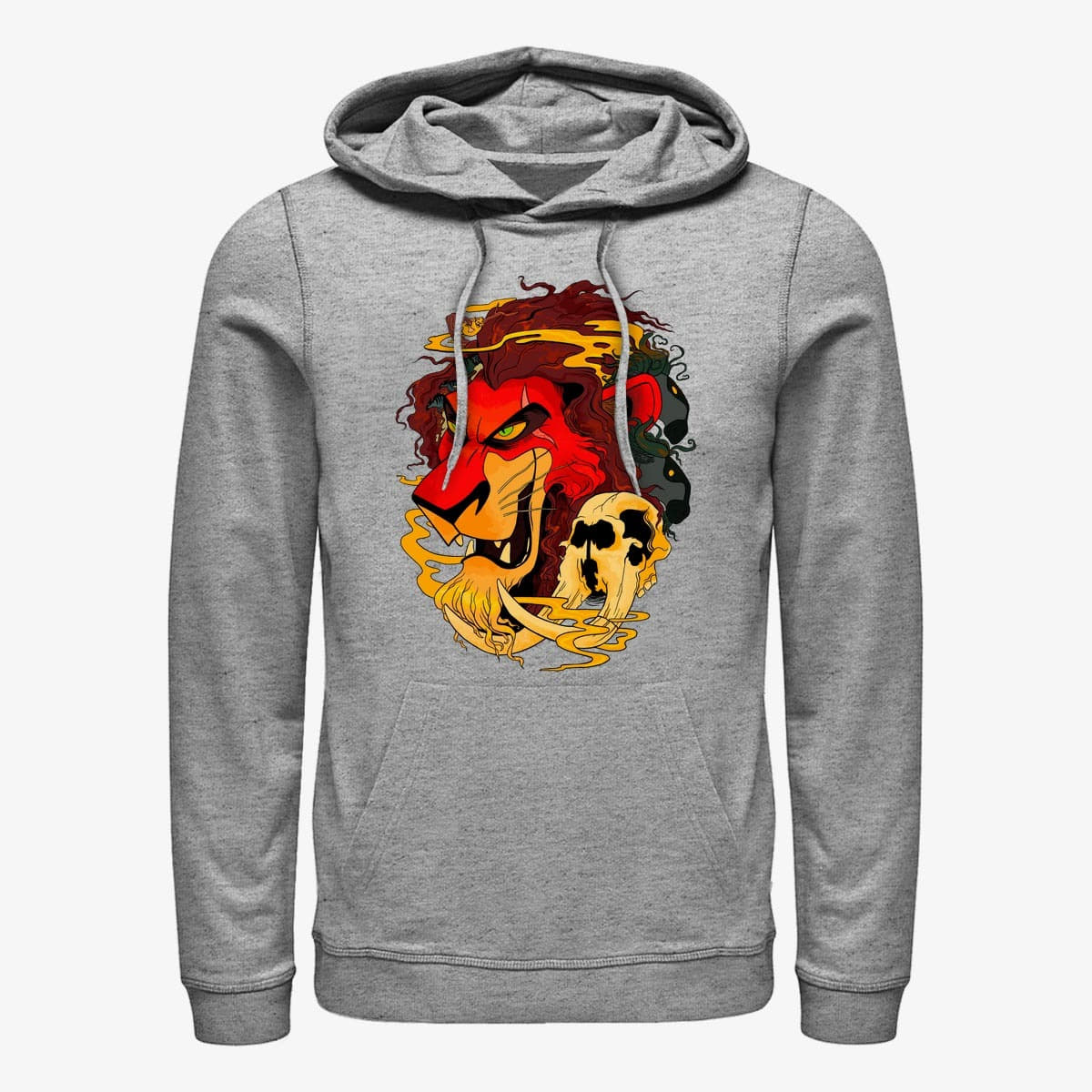 Sweatshirts Merch Disney The Lion King SCARIFY Unisex Hoodie Heather Grey Queens