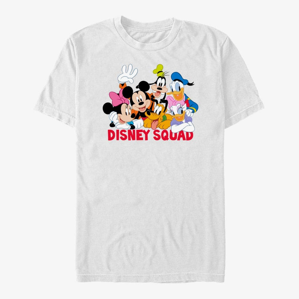 T-shirts Merch Disney Mickey And Friends - Disney Squad Unisex T-Shirt White