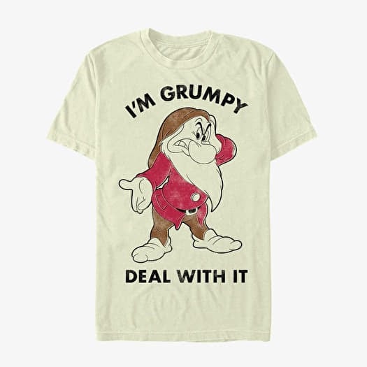 Marškinėliai Merch Disney Snow White - Deal With It Unisex T-Shirt Natural