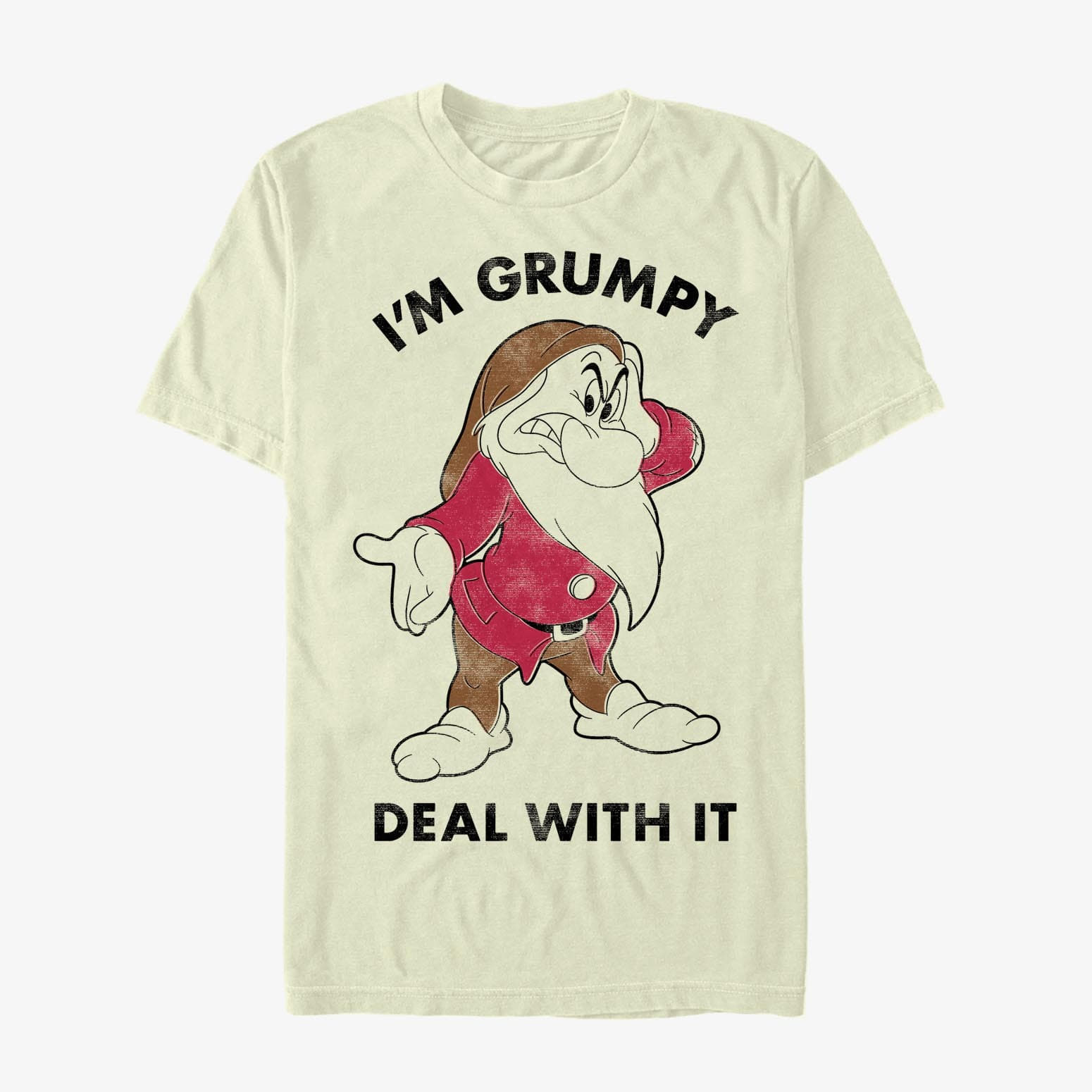 T-shirts Merch Disney Snow White - Deal With It Unisex T-Shirt Natural