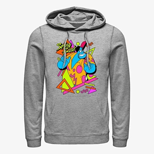 Mikina Merch Disney Aladdin - Spring Break Unisex Hoodie Heather Grey