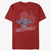 Merch Disney Lilo & Stitch - Unstoppable Stitch Unisex T-Shirt Red