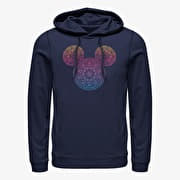 Merch Disney Classic Mickey - Mickey Mandala Fill Unisex Hoodie Navy Blue
