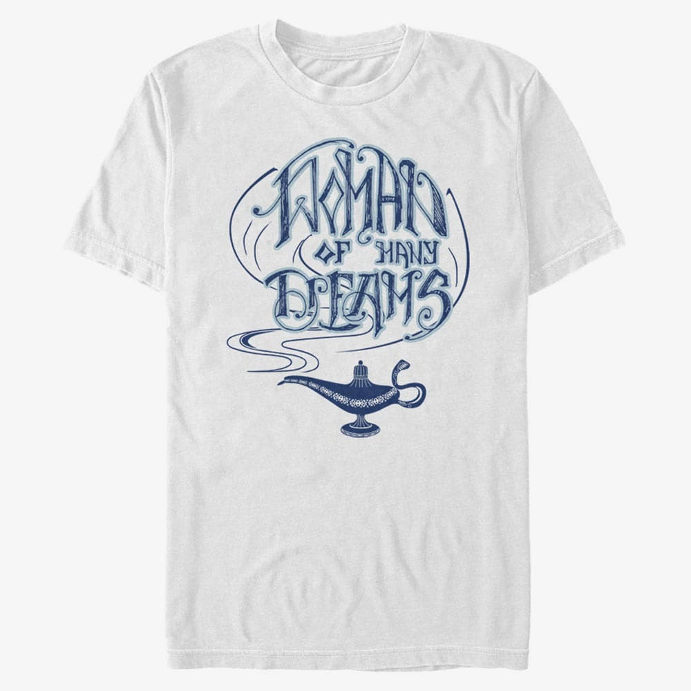 Pólók Merch Disney Aladdin: Live Action - Women Of Many Dreams Unisex T-Shirt White