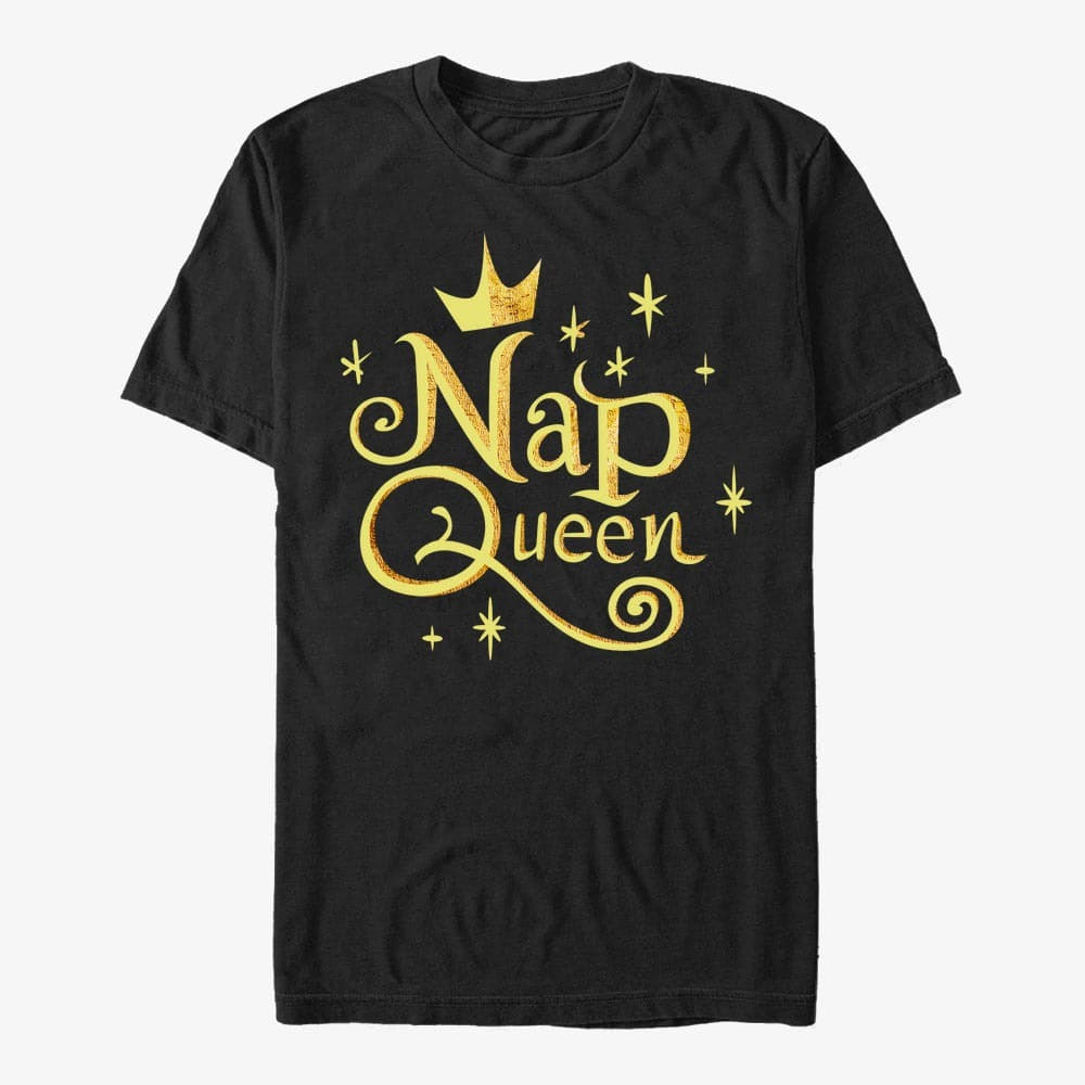 majice kratkih rukava Merch Disney Wreck-It Ralph 2 - AURORA Unisex T-Shirt Black
