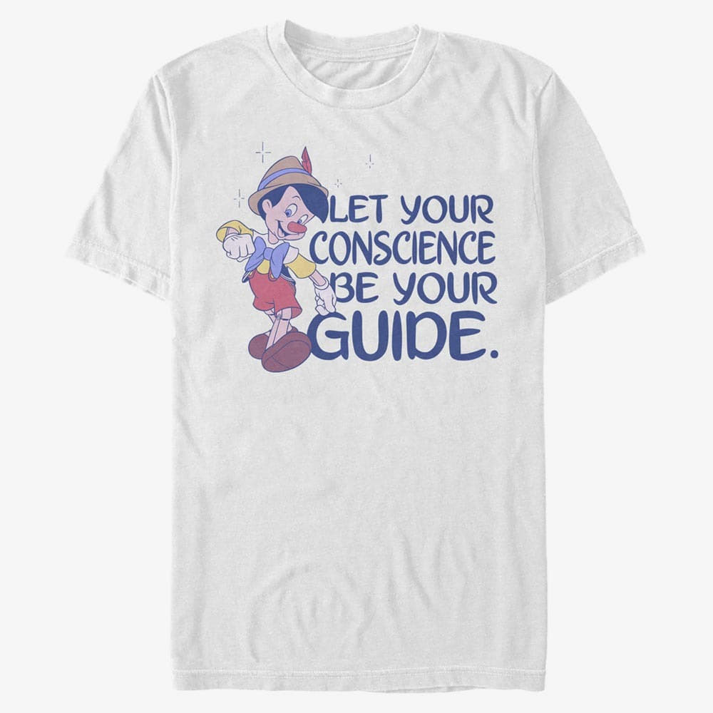 T-shirts Merch Disney Pinocchio - Conscious Heart Unisex T-Shirt White