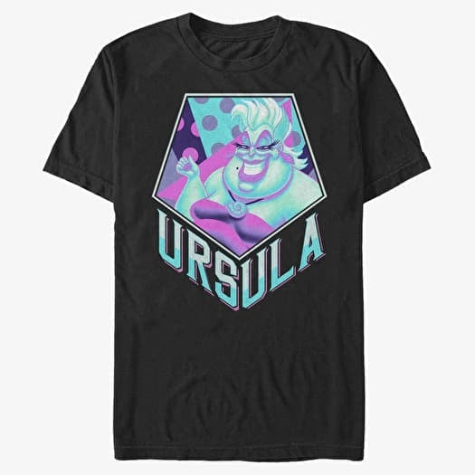 Majica Merch Disney The Little Mermaid - Ursula Pentaneon Unisex T-Shirt Black