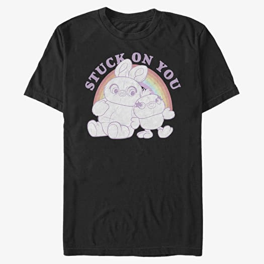 T-shirt Merch Disney Toy Story 4 - Rainbow Pals Unisex T-Shirt Black