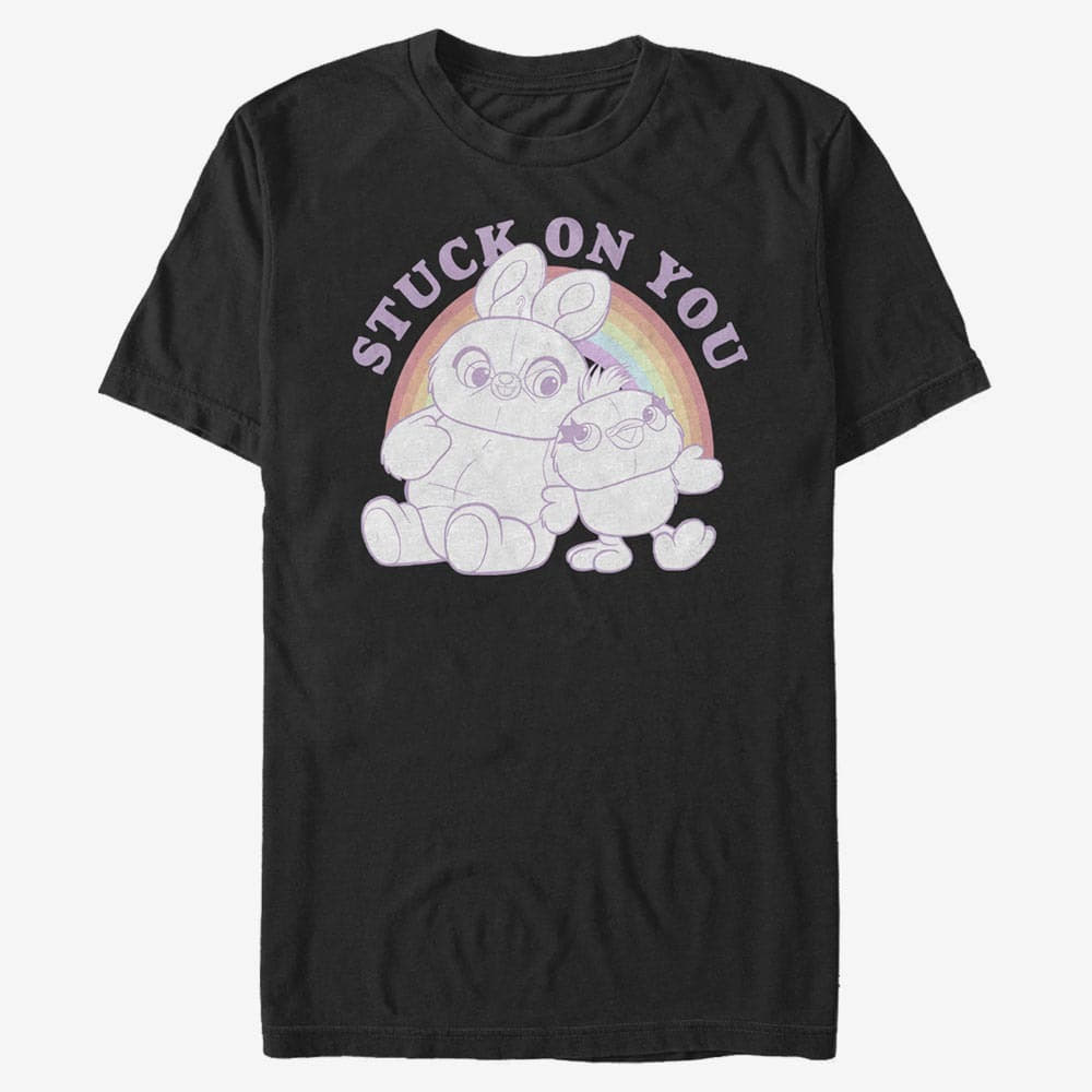 T-särgid Merch Disney Toy Story 4 - Rainbow Pals Unisex T-Shirt Black