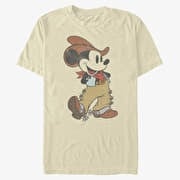 Merch Disney Classic Mickey - WESTERN MICKEY Unisex T-Shirt Natural