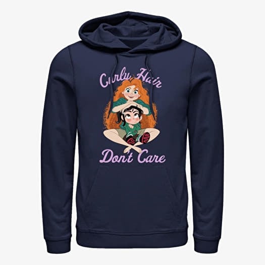 Mikina Merch Disney Wreck-It Ralph 2 - Curly Merida Unisex Hoodie Navy Blue