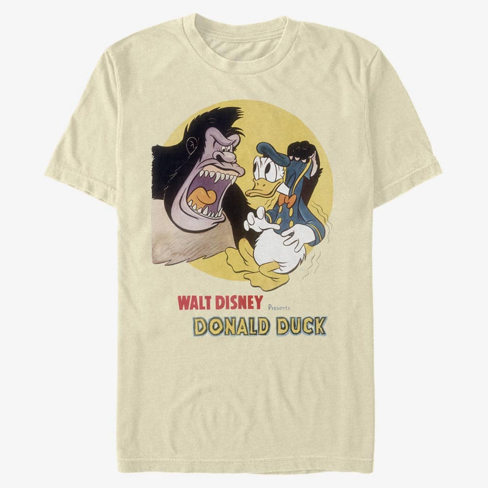 T-Shirts Merch Disney Classic Mickey - Donald and the Gorilla Unisex T-Shirt Natural