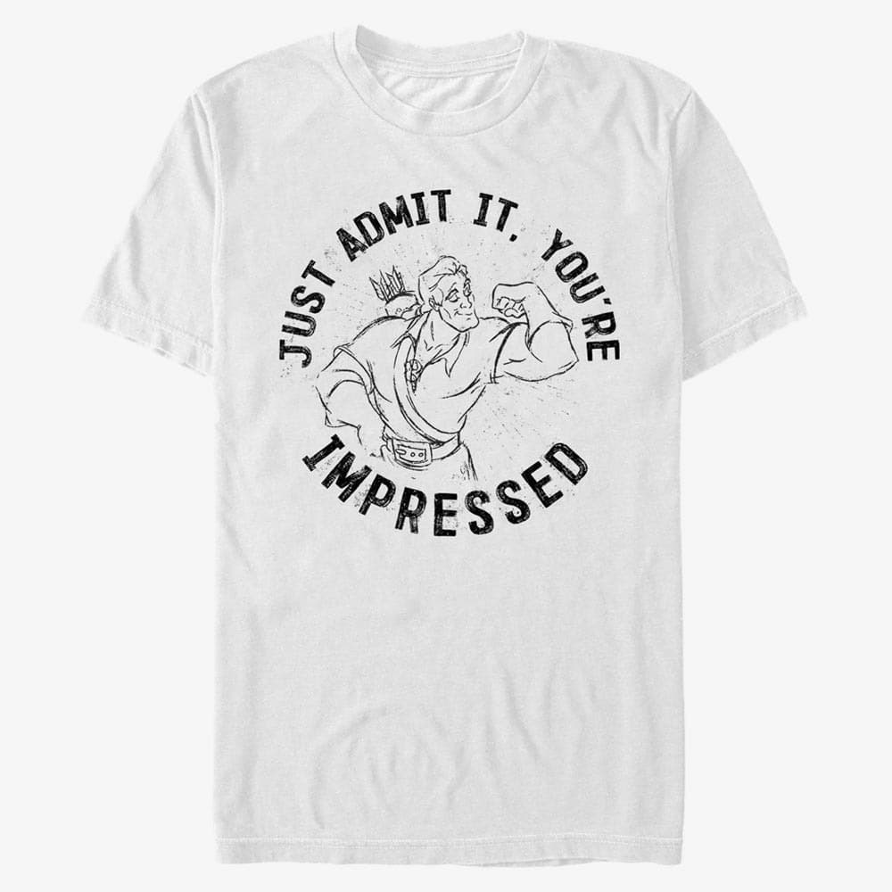 T-särgid Merch Disney Beauty & The Beast - Youre Impressed Gaston Unisex T-Shirt White
