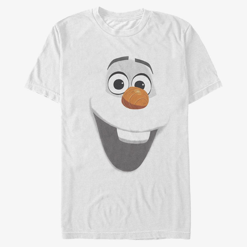 majice kratkih rukava Merch Disney Frozen - Olaf Face Unisex T-Shirt White