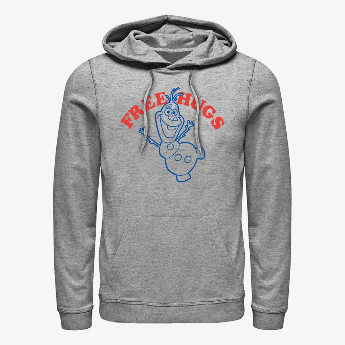 Bluzy Merch Disney Frozen - Free Hugs Unisex Hoodie Heather Grey