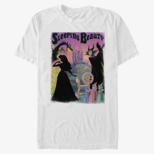 Tricou Merch Disney Sleeping Beauty - Sleeping Beauty Poster Unisex T-Shirt White