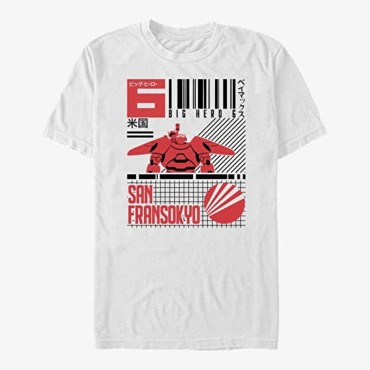 Camiseta Merch Disney Big Hero 6 Movie - San Fransokyo Pride Unisex T-Shirt White