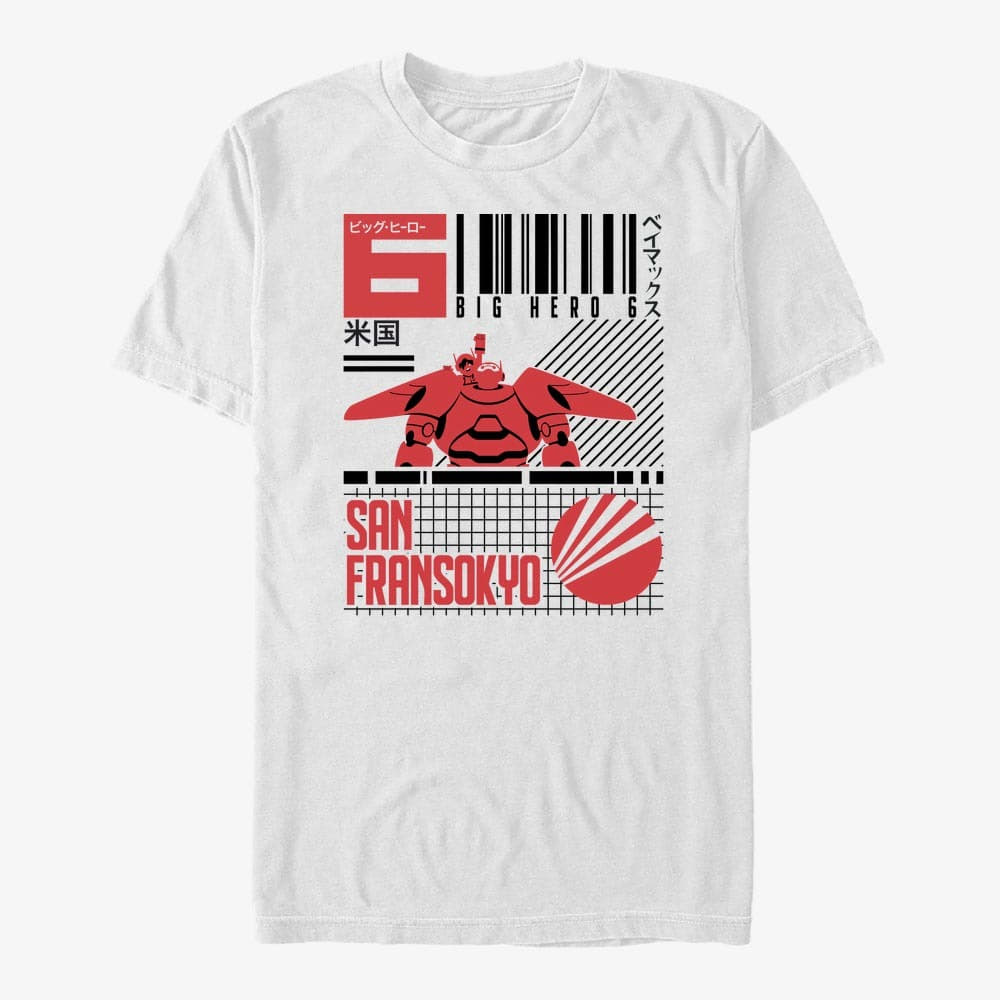 T-shirts Merch Disney Big Hero 6 Movie - San Fransokyo Pride Unisex T-Shirt White