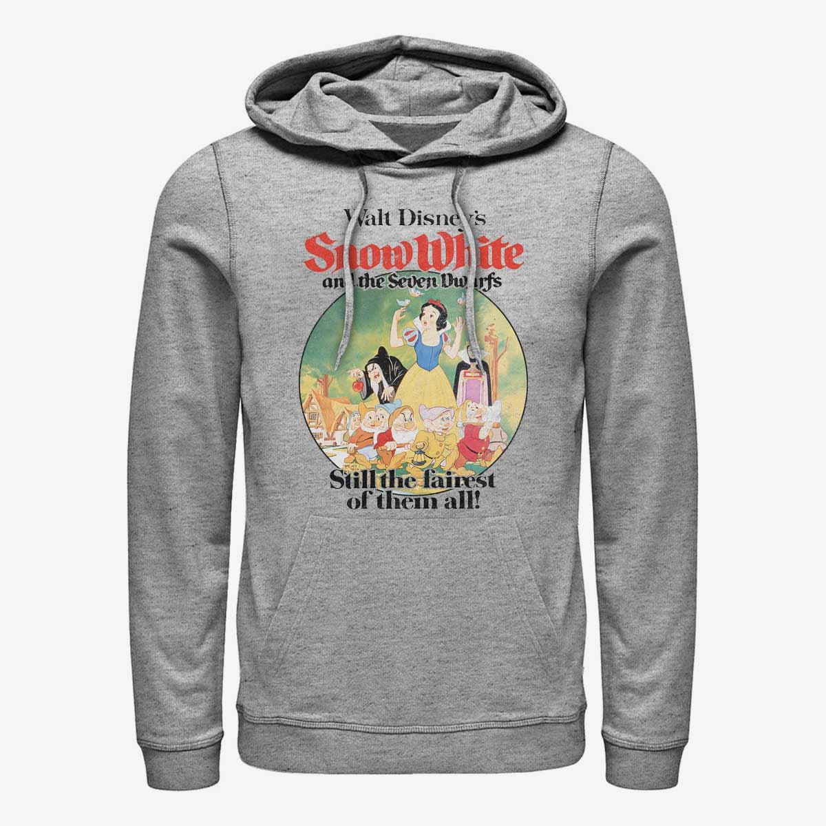 Kapuutsikud ja kampsunid Merch Disney Snow White - Fair Times Unisex Hoodie Heather Grey