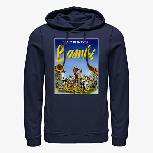 Sudadera Merch Disney Bambi - Bambi Sunflowers Unisex Hoodie Navy Blue