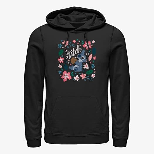 Sudadera Merch Disney Lilo & Stitch - TROPICAL STITCH Unisex Hoodie Black