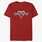Merch Disney Kingdom Hearts - Black and White Unisex T-Shirt Red