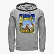 Merch Disney Bambi - Bambi Sunflowers Unisex Hoodie Heather Grey