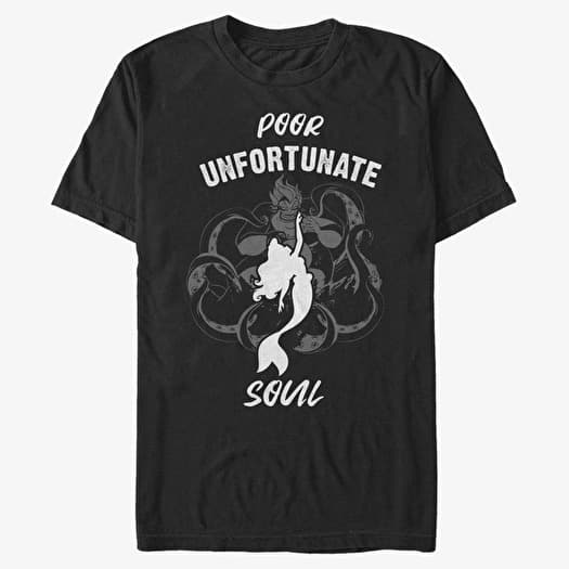Tričko Merch Disney The Little Mermaid - Unfortunate Soul Unisex T-Shirt Black