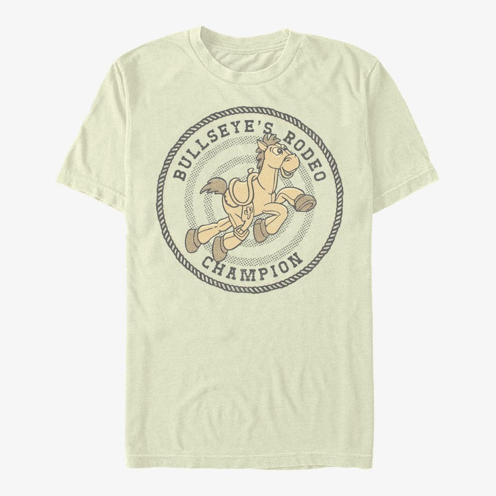 T-särgid Merch Disney Toy Story 1-3 - BULLSEYE'S RODEO Unisex T-Shirt Natural