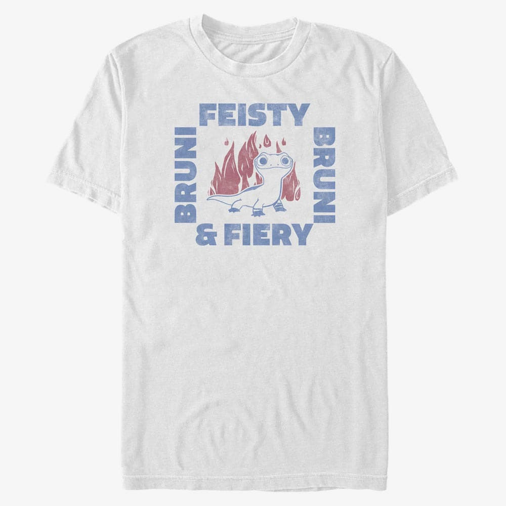 Majice T-shirt Merch Disney Frozen 2 - Fiesty Bruni Unisex T-Shirt White