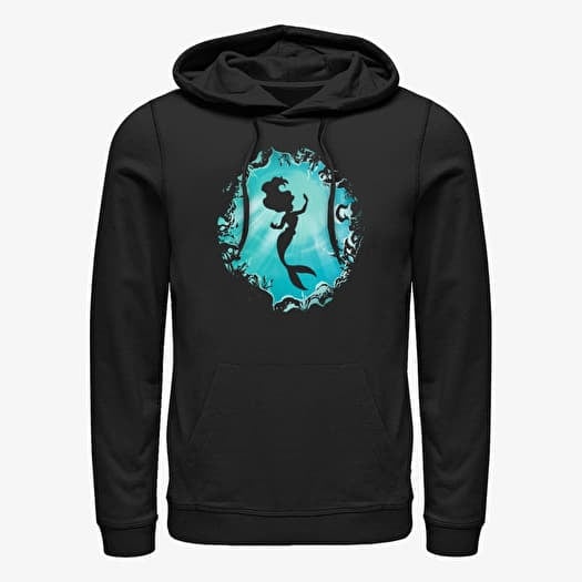 Kampsun Merch Disney The Little Mermaid - Ariels Grotto Unisex Hoodie Black