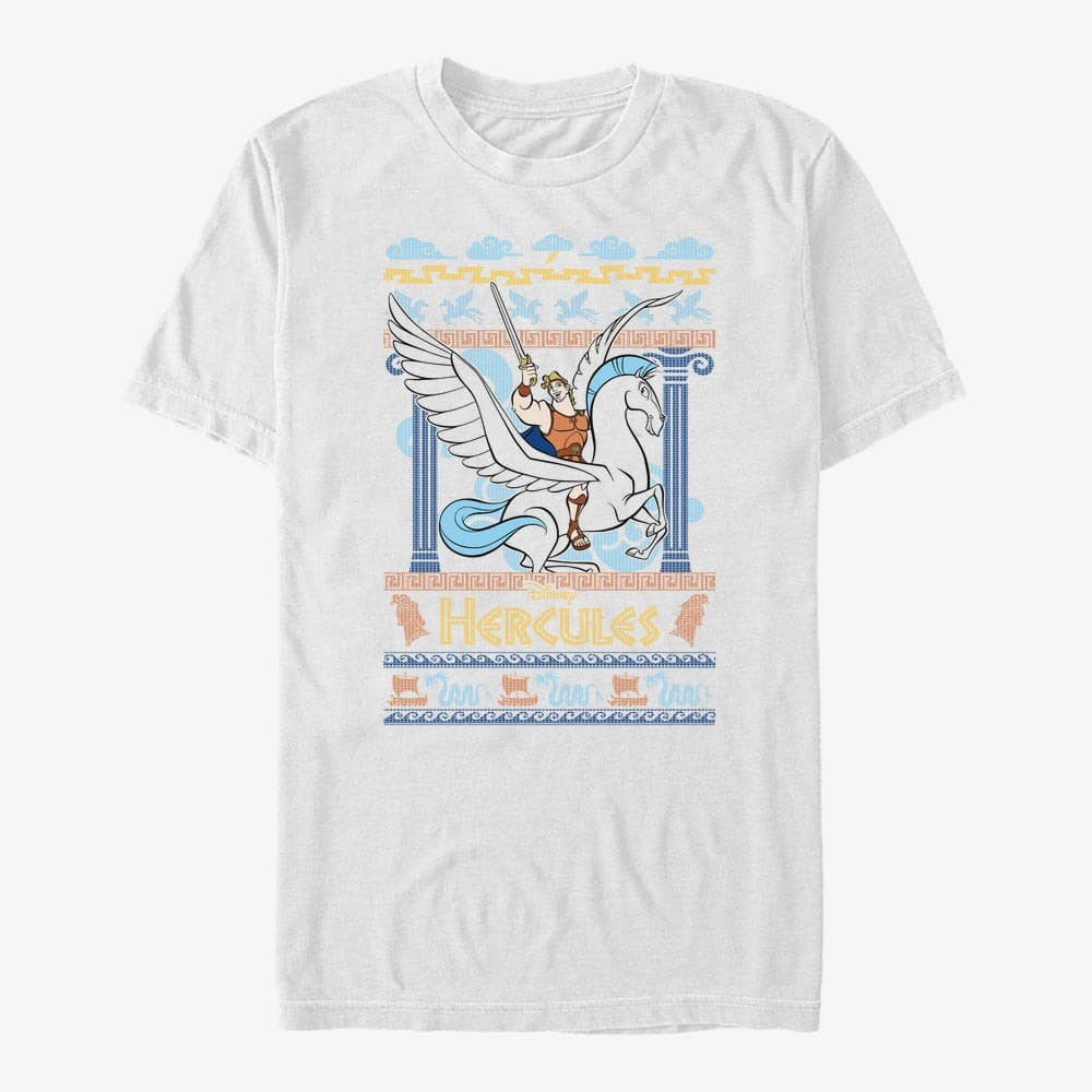 Футболки Merch Disney Hercules - Hercules Sweater Unisex T-Shirt White