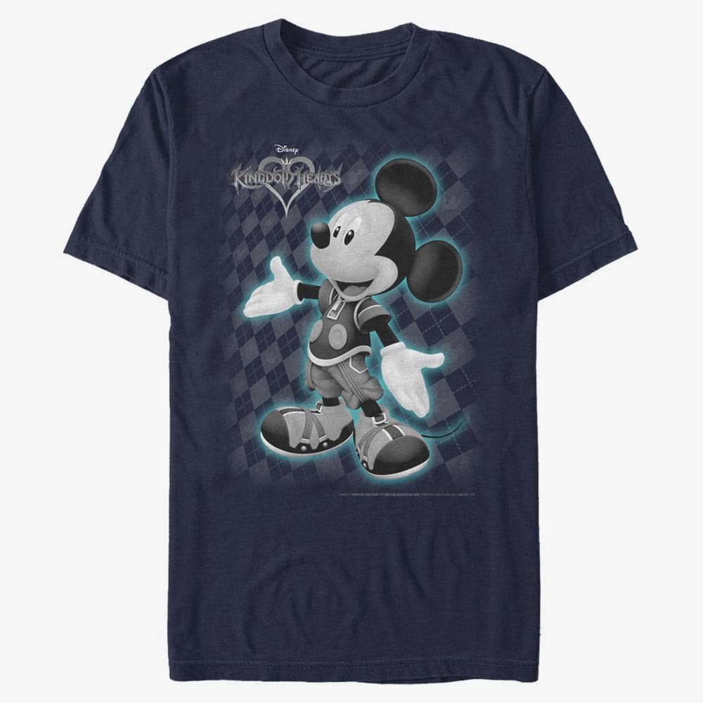 majice kratkih rukava Merch Disney Kingdom Hearts - Mickey Hearts Unisex T-Shirt Navy Blue