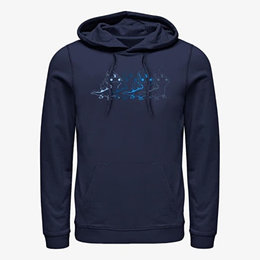 Sweatshirt Merch Disney Frozen 2 - Salamander Unisex Hoodie Navy Blue