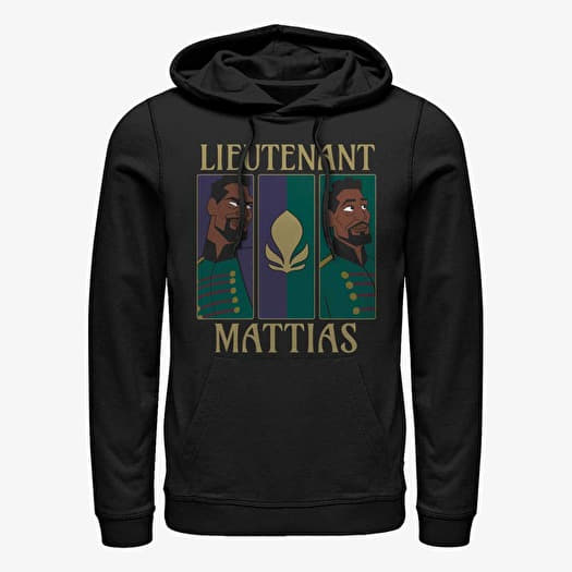 Mikina Merch Disney Frozen 2 - Lieutenant Mattias Unisex Hoodie Black