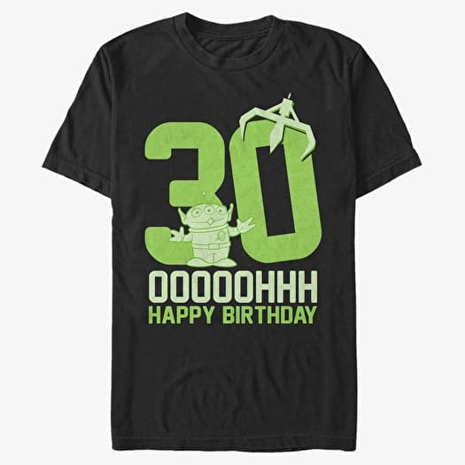 T-shirt Merch Disney Toy Story 1-3 - Ooohh Thirty Unisex T-Shirt Black