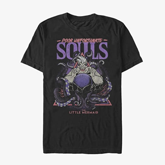 Tričko Merch Disney The Little Mermaid - Wretched Souls Unisex T-Shirt Black