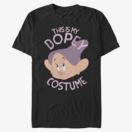 T-shirt Merch Disney Snow White - Dopey Costume Unisex T-Shirt Black