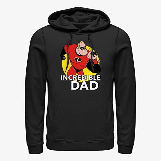 Sweatshirt Merch Disney Incredibles 2 - Best Father Unisex Hoodie Black