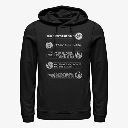Merch Disney Villains - Villain Quotes Unisex Hoodie Black