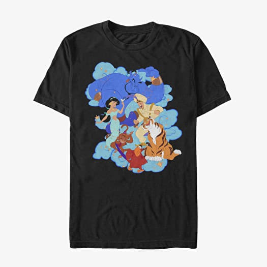 Tričko Merch Disney Aladdin - Agrabah Dance Off Unisex T-Shirt Black