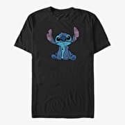 Merch Disney Lilo & Stitch - Simply Stitch Unisex T-Shirt Black