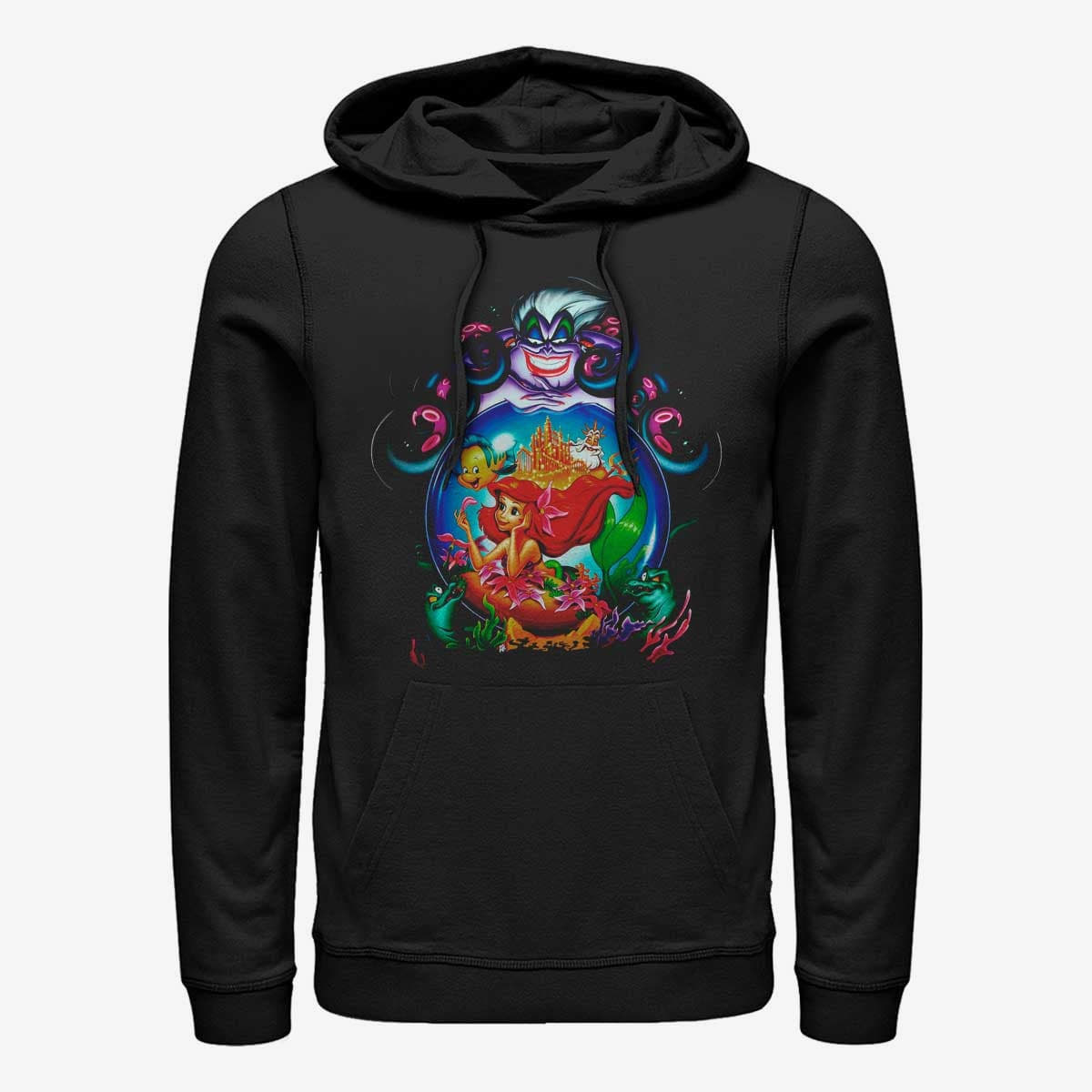 Hoodies and sweatshirts  Merch Disney The Little Mermaid - Lurksula Unisex Hoodie Black