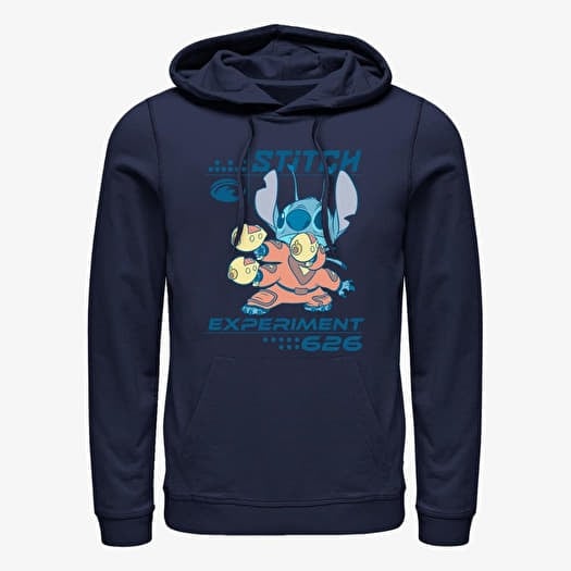 Sweatshirt Merch Disney Lilo & Stitch - Experiment 626 Unisex Hoodie Navy Blue