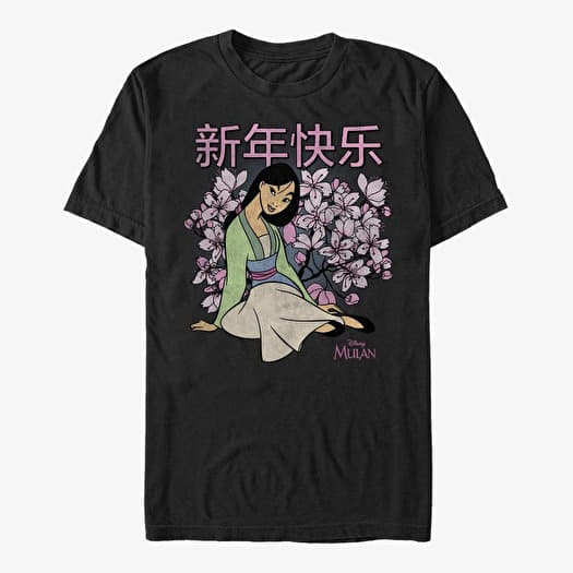 T-shirt Merch Disney Mulan - Happy New Year Mulan Unisex T-Shirt Black