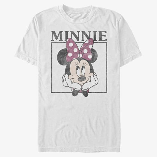 Majica Merch Disney Classic Mickey - Boxed Minnie Unisex T-Shirt White