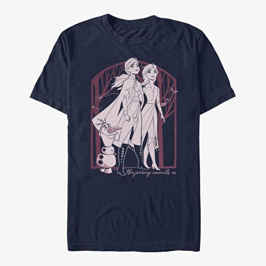 Camiseta Merch Disney Frozen 2 - Forest Frame Unisex T-Shirt Navy Blue