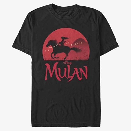 Тениска Merch Disney Mulan: Live Action - Mulan Sunset Unisex T-Shirt Black