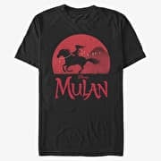Merch Disney Mulan: Live Action - Mulan Sunset Unisex T-Shirt Black