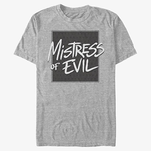 T-shirt Merch Disney Maleficent: Mistress Of Evil - Mistress Of Evil Unisex T-Shirt Heather Grey